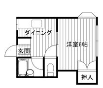 国立第2グリーンコーポの間取り画像