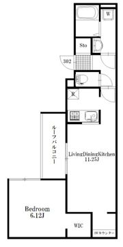 ウエスト キャトル 南砂の間取り画像
