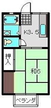 ヴィラ桔梗の間取り画像