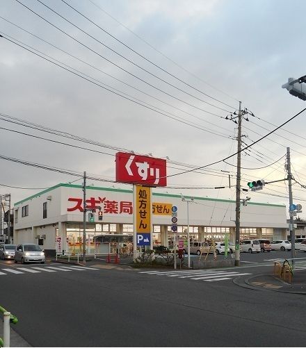 近くのスギ薬局まで450m（徒歩6分）