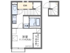 レオネクストこぶしの間取り画像