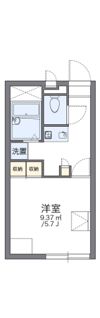 レオパレスルーストの間取り画像