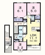 サニーリーヴズの間取り画像