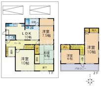仁戸名町H貸家IIIの間取り画像