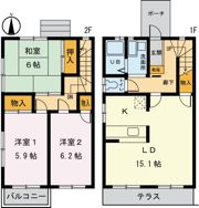 サニーコートの間取り画像