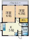 都ハイツの間取り画像
