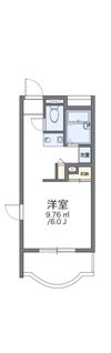 レオパレスパティオの間取り画像