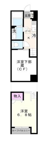 ベルリード エメの間取り画像