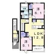 メゾンIIの間取り画像