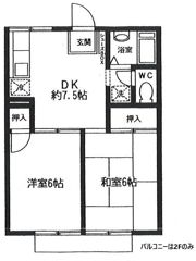 ビラさやまIIの間取り画像