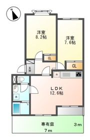 フレーブ・フォンテーヌの間取り画像