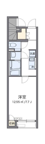 クレイノT ヴィルヌーブVIの間取り画像