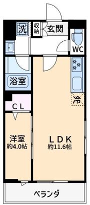 キャトルセゾン宮原の間取り画像