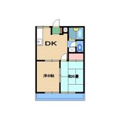 ハイツ原田の間取り画像