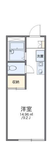 レオパレスボヌールの間取り画像