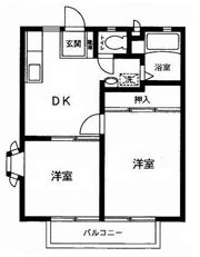 ウイングRの間取り画像