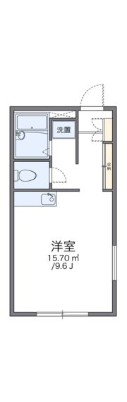 レオパレス武蔵砂川Iの間取り画像