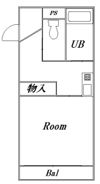 メゾンカワイの間取り画像