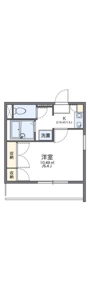 レオパレスツーエイトの間取り画像