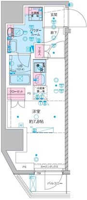 GENOVIA三郷駅前の間取り画像