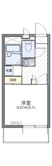 レオパレスオネスティIIIの間取り画像