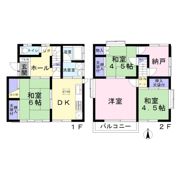 南大泉3丁目戸建貸家の間取り画像