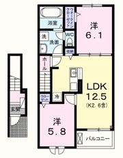 グランパティオスの間取り画像