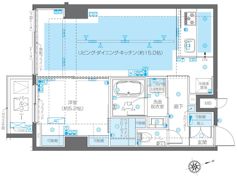 ZOOM広尾の間取り画像