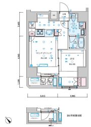 GENOVIA文京千駄木の間取り画像