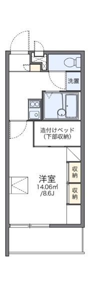 レオパレスPoemの間取り画像