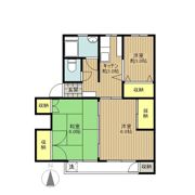 富士見町住宅33号棟の間取り画像