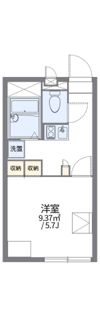 レオパレスM＆Sの間取り画像