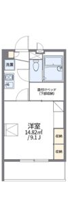レオパレスクレスト川越の間取り画像