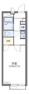 レオパレスピュアグリーンIIIの間取り画像