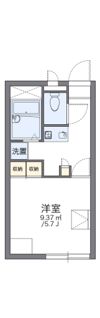 レオパレスアンジェリークIIIの間取り画像