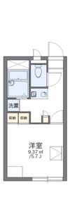 レオパレスアンジェリークIIIの間取り画像