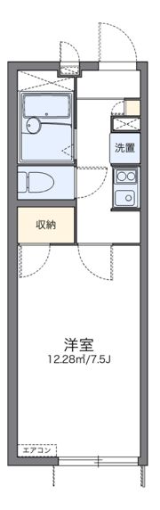 レオパレスピュアグリーンIIIの間取り画像