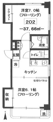 サンライズコーポの間取り画像