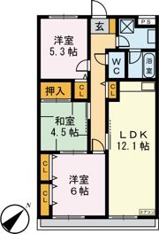 グレイス小手指の間取り画像
