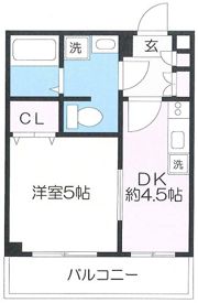 セントパレス西片の間取り画像