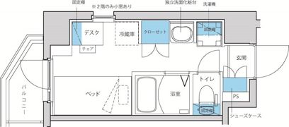 キャンパスヴィレッジ元住吉テラスの間取り画像