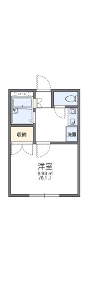レオパレスNISHISUNAの間取り画像
