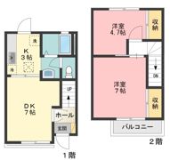 グランメールSの間取り画像