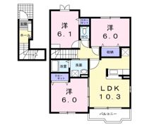 グラン フォレストBの間取り画像