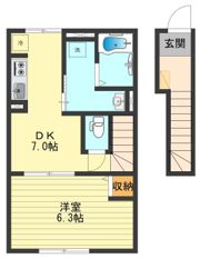 Orchid（オーキッド）Aの間取り画像