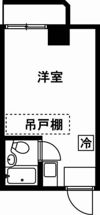 荻野ハイツの間取り画像