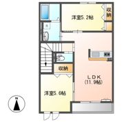 リッツパークBの間取り画像