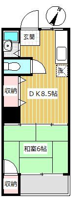 エムケーエスハイツの間取り画像