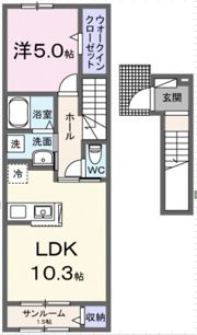 ル シエル Iの間取り画像