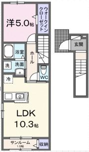ル シエル Iの間取り画像